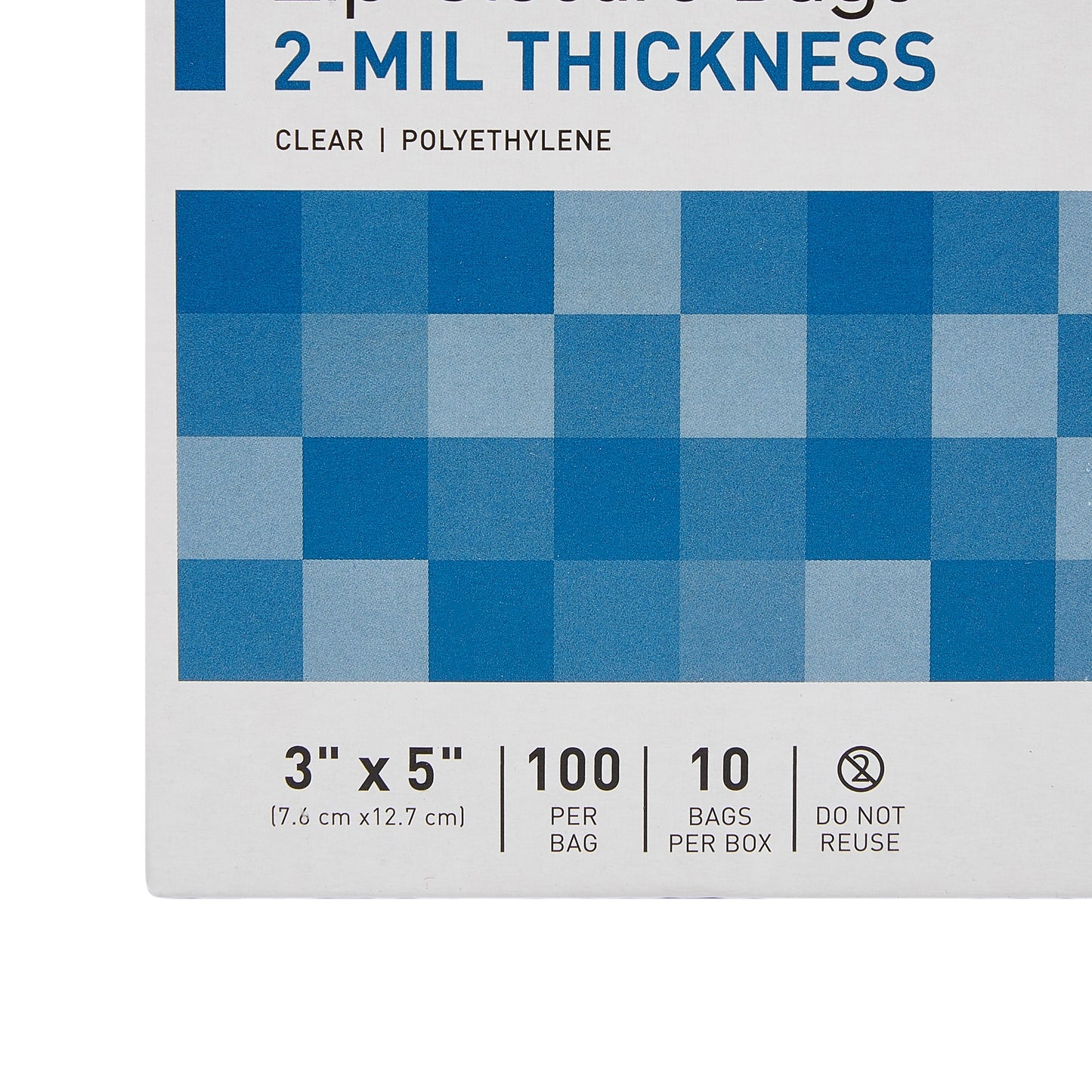 McKesson Zip Closure Bag, 3 x 5 in.