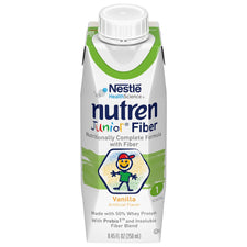 Nutren® Junior Nutritionally Complete Formula with Fiber, Vanilla, 8.45-ounce