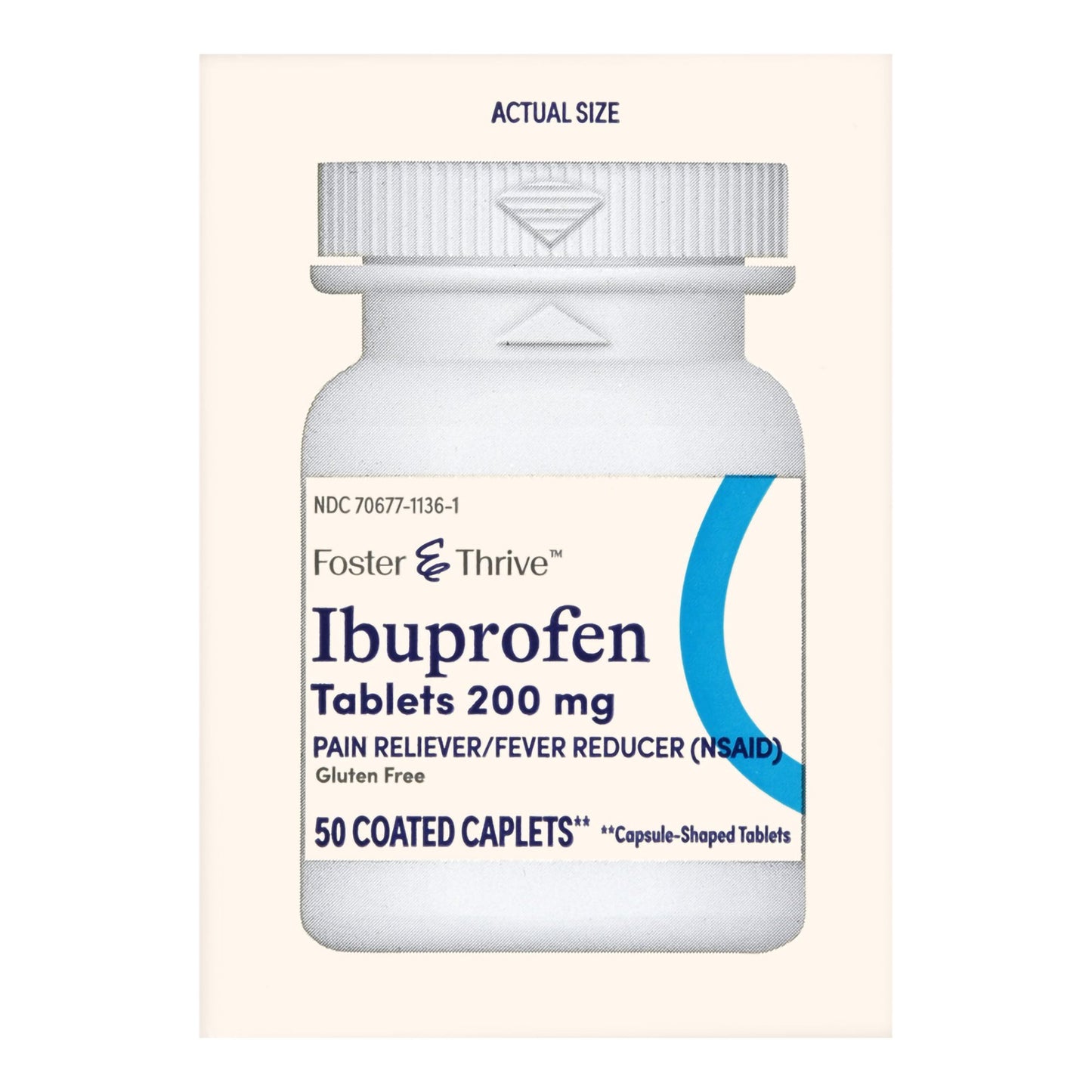 Foster & Thrive™ Ibuprofen 200 mg Coated Caplets