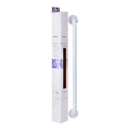 McKesson Wall Grab Bar, White Steel, 24-Inch Length