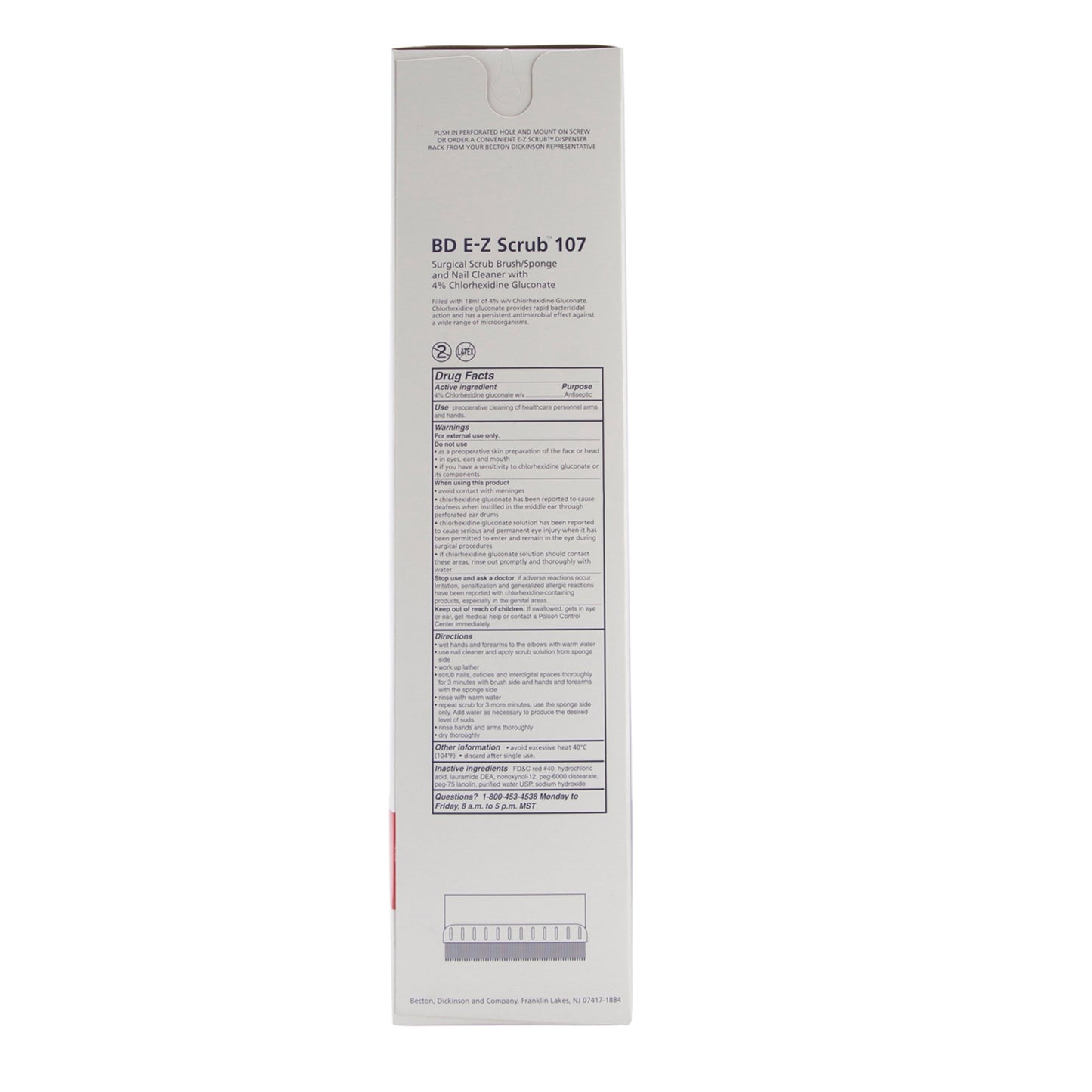 E-Z Scrub™ Red Impregnated Scrub Brush