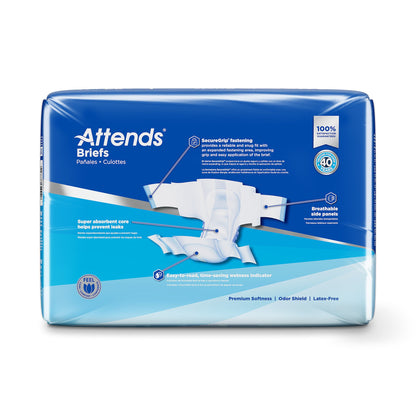 Attends® Briefs, Adult, Large, Heavy Absorbency, Disposable