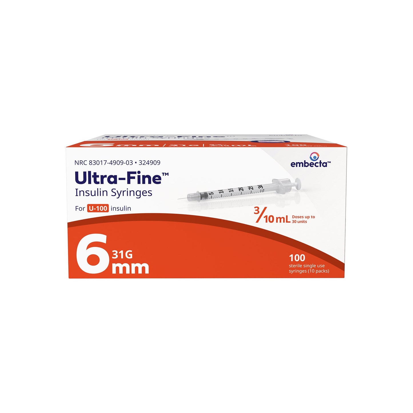 Ultra-Fine™ Insulin Syringe with Needle