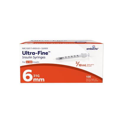 Ultra-Fine™ Insulin Syringe with Needle