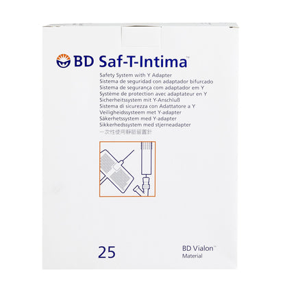 BD Saf-T-Intima™ 383313 Peripheral Catheter System, 24 Gauge