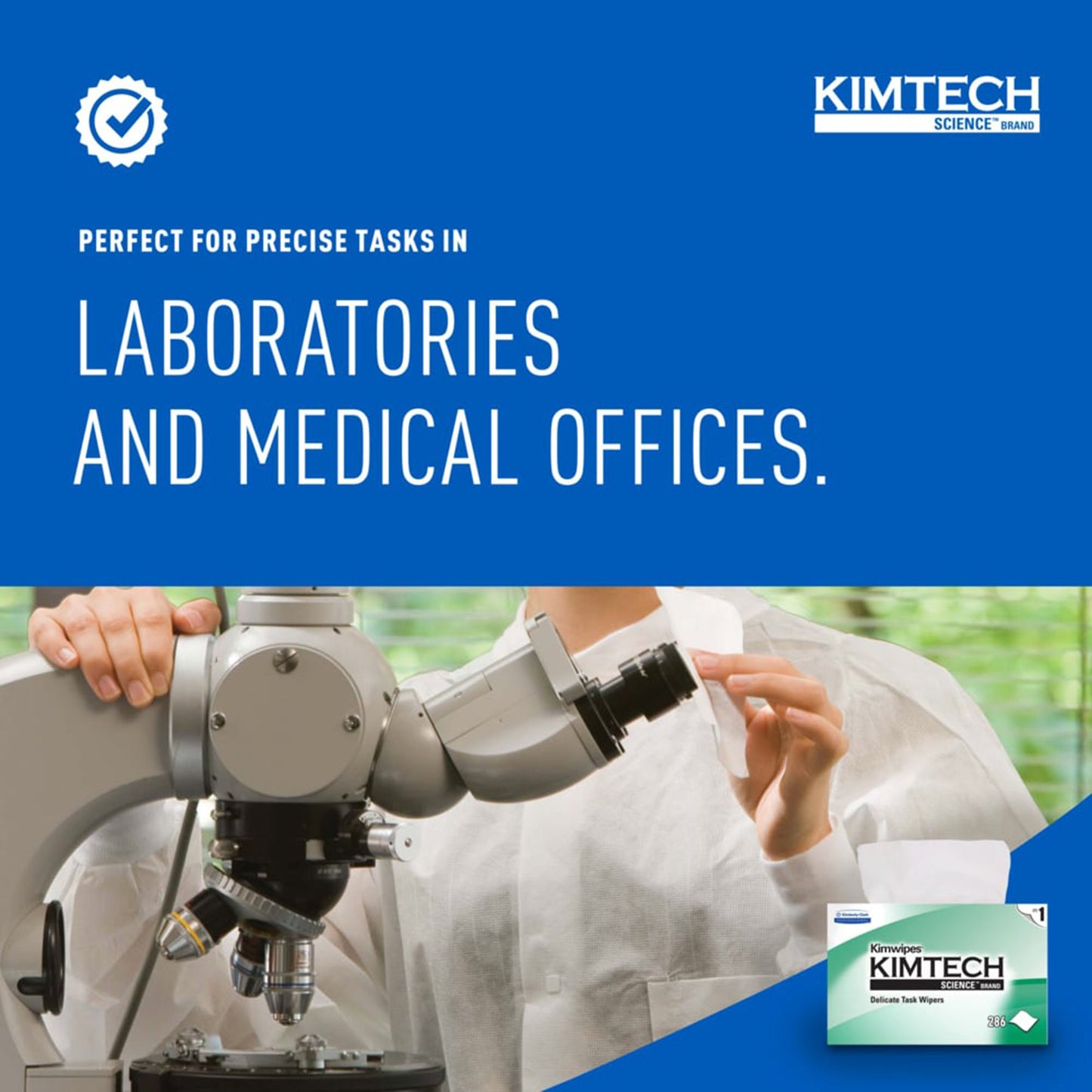 Kimtech Science™ Kimwipes™ Delicate Task Wipes, 1 Ply, 8.2 x 4.39 in
