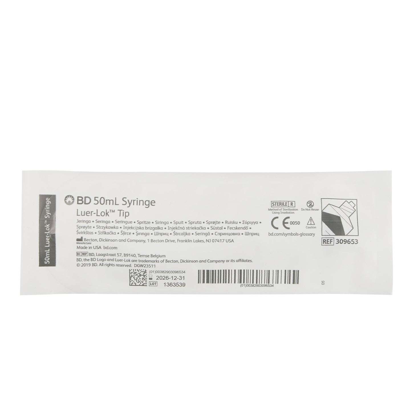 BD Luer-Lok™ General Purpose Syringe, 50 mL