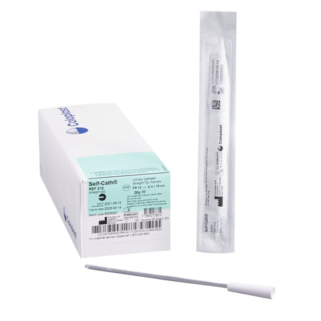 Coloplast 212 Self-Cath Female Urethral Catheter, 12 Fr, Straight Tip