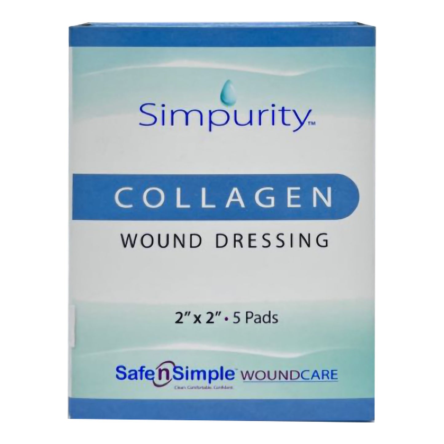 Collagen Dressing Simpurity™ 2 X 2 Inch Square Sterile