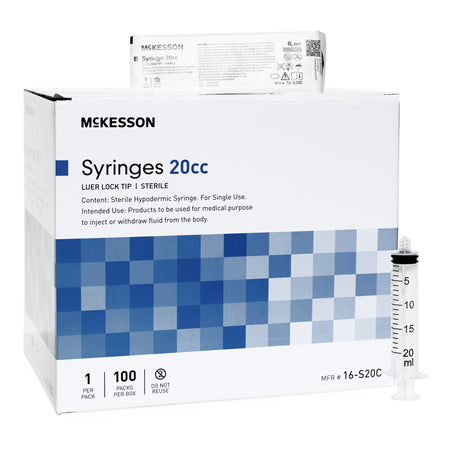McKesson 16-S20C General Purpose Syringe, 20 mL