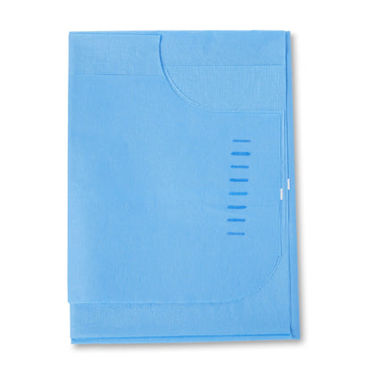 McKesson Patient Exam Gown, One Size Fits Most, Blue