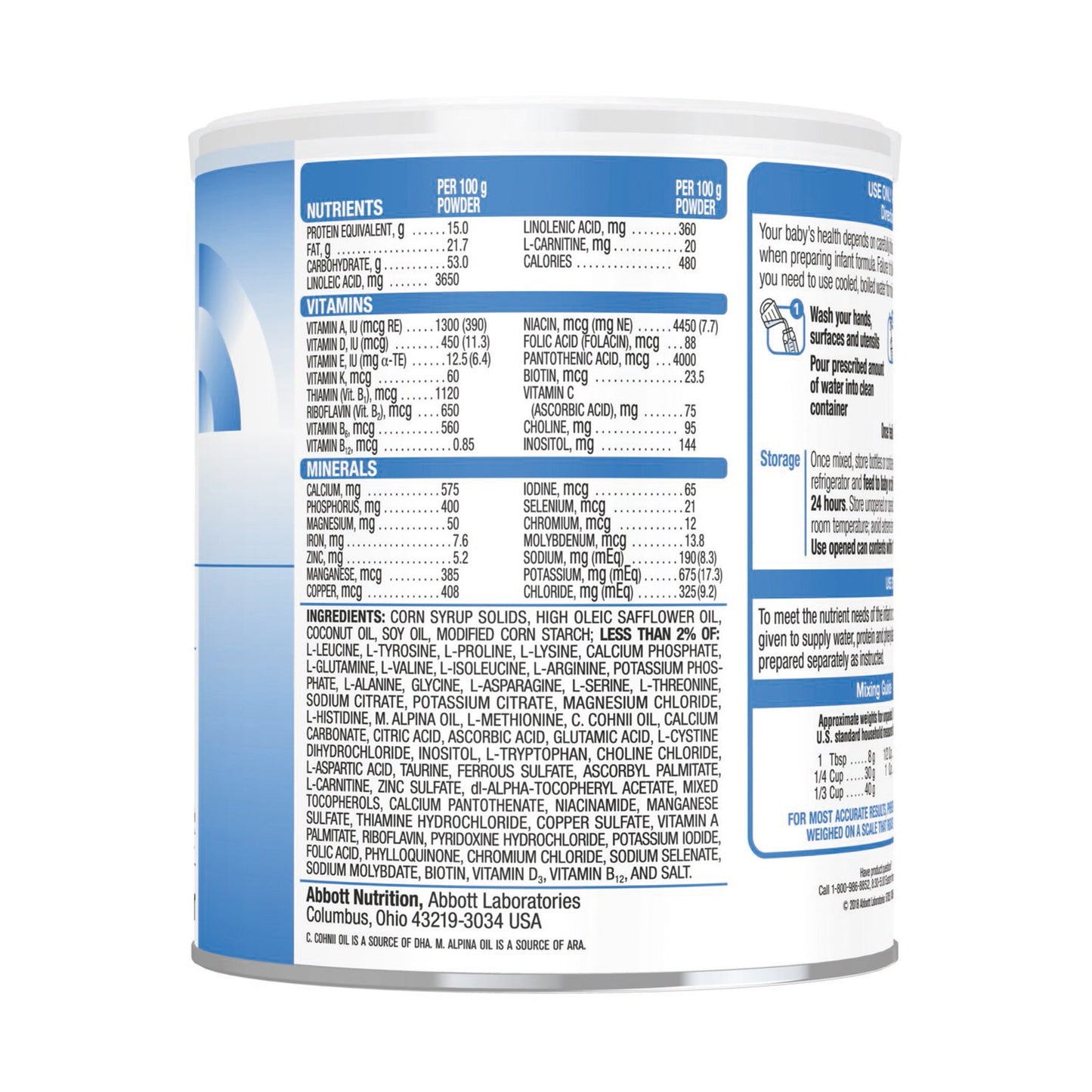 Phenex®-1 Amino Acid-Modified Infant Formula With Iron, 14.1-ounce can
