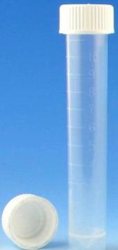 Globe Scientific 6102S Storage and/or Transport Tube, 10 mL, 16 x 92 mm