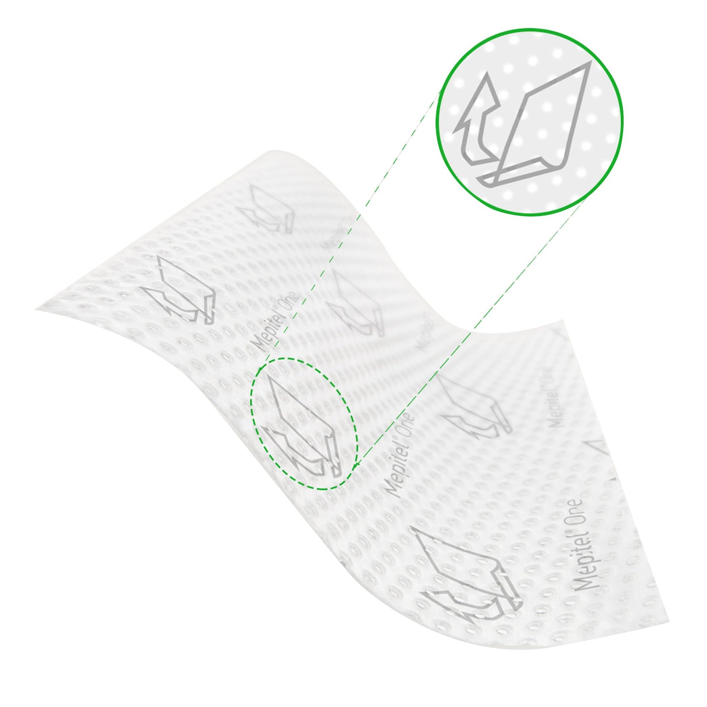Mepitel® One Silicone Dressing, 3 x 4 Inch