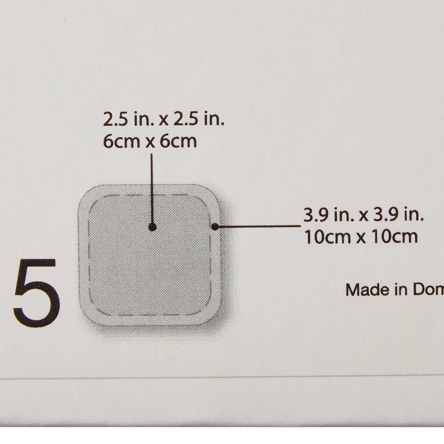 DuoDerm® CGF® Border Hydrocolloid Dressing, 2½ x 2½ Inch