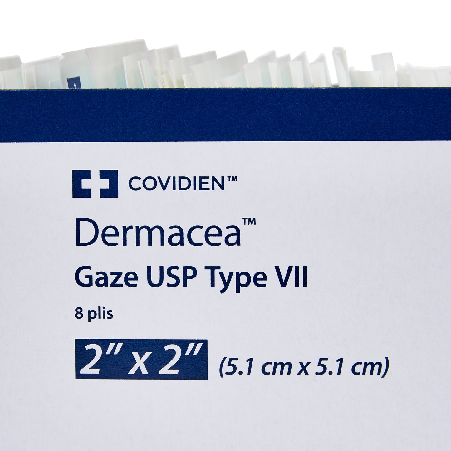 Dermacea™ Sterile USP Type VII Gauze Sponge, 2 x 2 Inch, 8-Ply