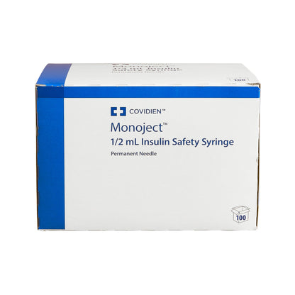 Monoject™ Insulin Syringe with Needle, 29 Gauge, 1/2 Inch Needle Length