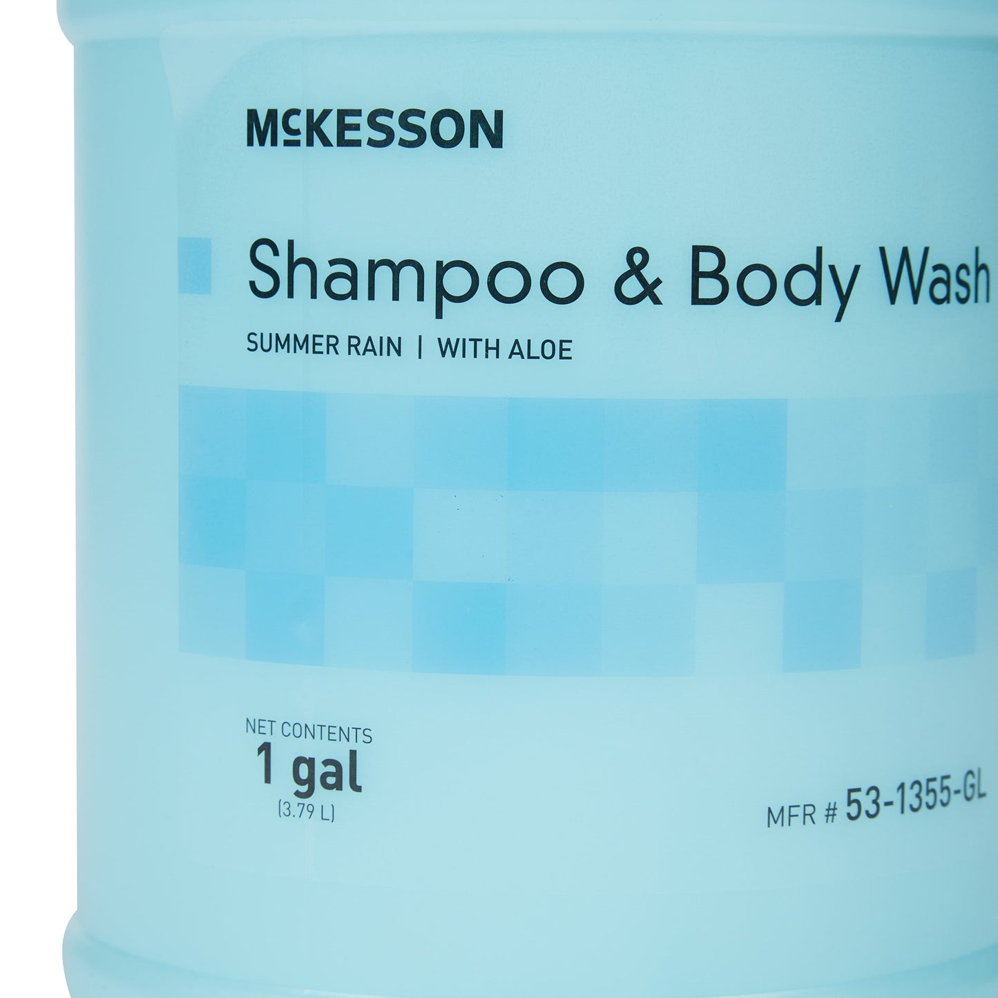 McKesson two-in-one shampoo and Body Wash, Summer Rain Scent, 1 Gallon Jug