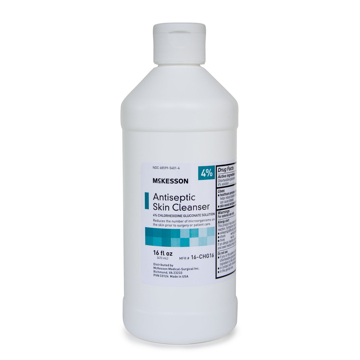 McKesson Antiseptic Skin Cleanser, 16-ounce Flip-Top Bottle