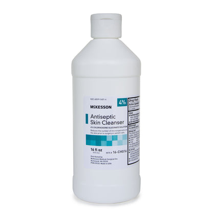 McKesson Antiseptic Skin Cleanser, 16-ounce Flip-Top Bottle