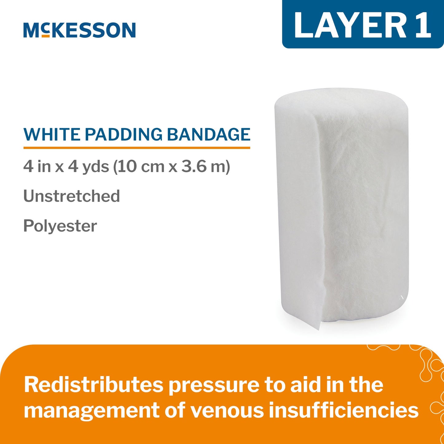 McKesson Self-adherent Closure 4 Layer Compression Bandage System