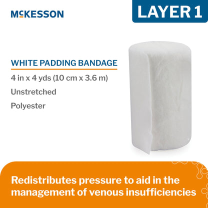 McKesson Self-adherent Closure 4 Layer Compression Bandage System