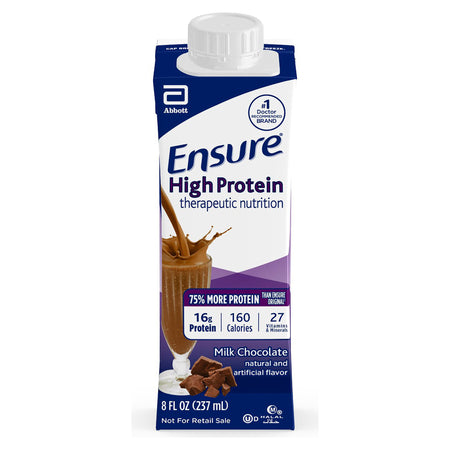 Abbott Nutrition 64895 Ensure High Protein Therapeutic Nutrition Shake, Chocolate, 8-ounce bottle