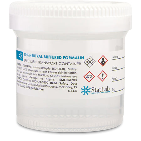 StatClick Prefilled Formalin Container, 45 mL Fill in 90 mL by StatLab Medical Products product image
