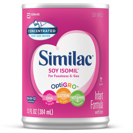 Abbott Nutrition 56975 Similac Soy Isomil for Fussiness and Gas Infant Formula, 13-ounce can
