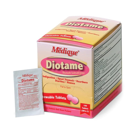 Medique Products 22033 Diotame Bismuth Subsalicylate Anti-Diarrheal
