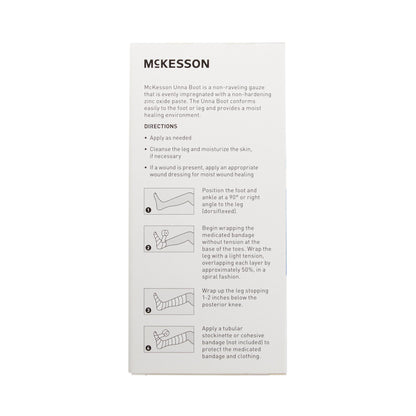 McKesson Unna Boot with Zinc Oxide, 3 Inch x 10 Yard