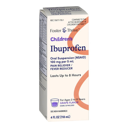 Foster & Thrive™ Children's Ibuprofen Oral Suspension Grape