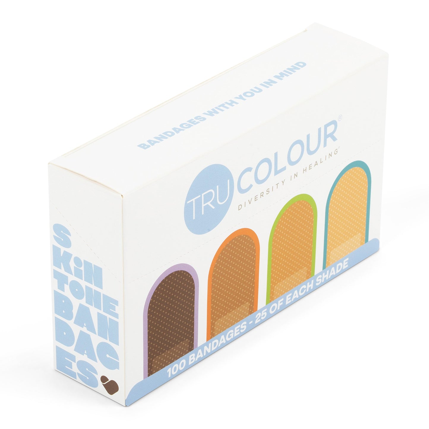 TruColour® Beige / Olive / Brown / Dark Brown Adhesive Strip, 1 x 3 Inch