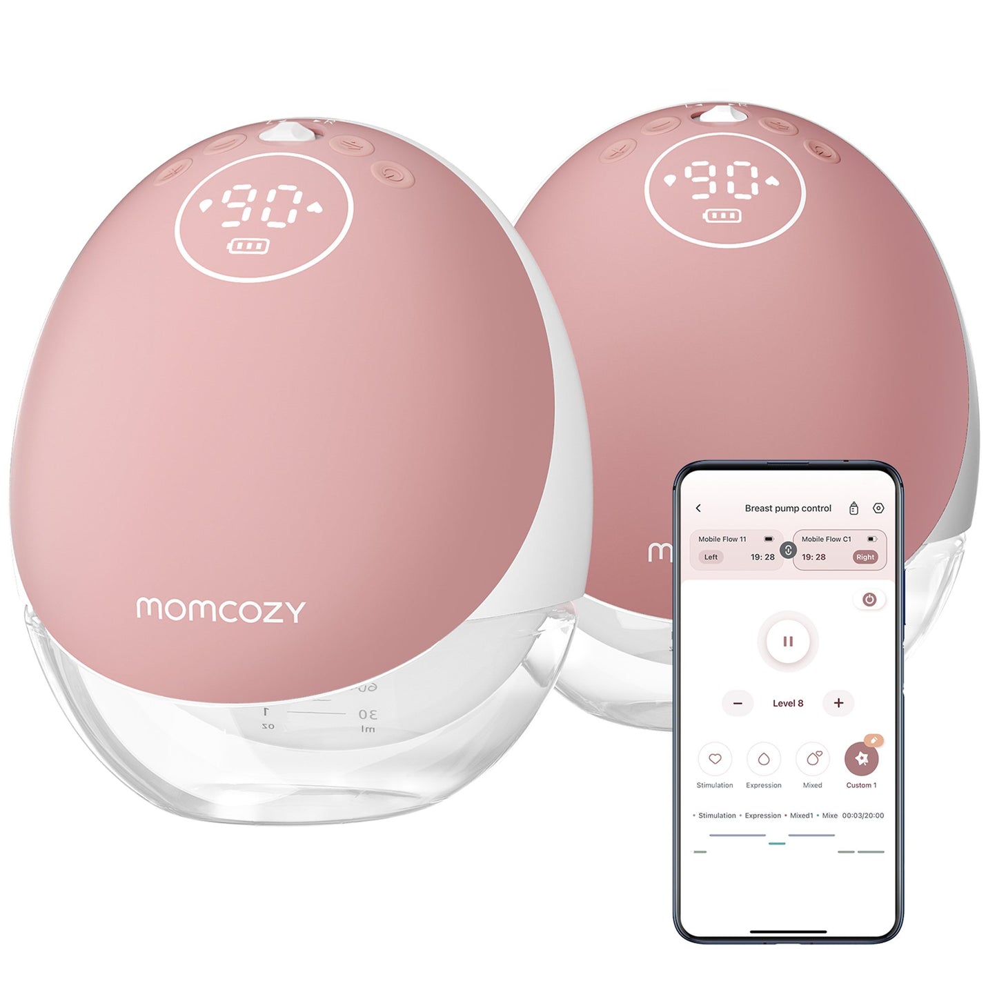 Hands Free Double Electric Breast Pump Momcozy Mobile Flow™ M9