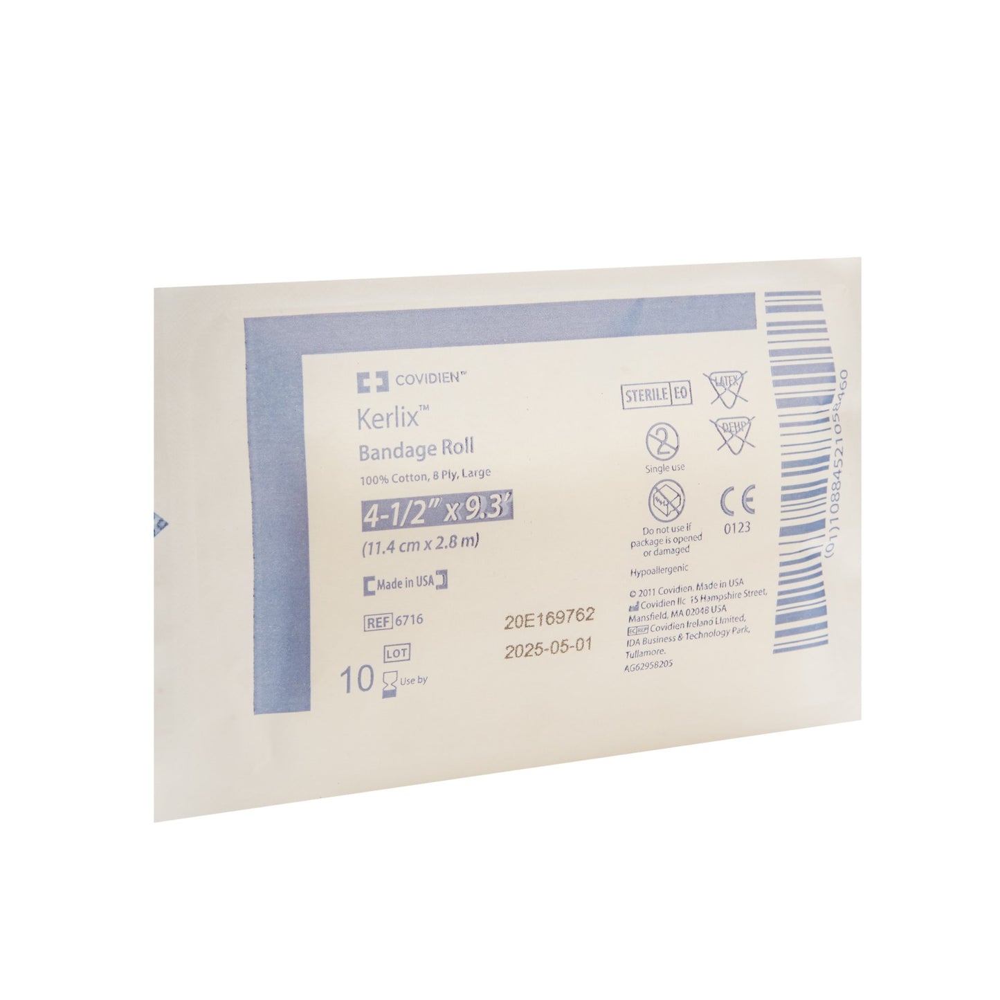Kerlix™ Sterile Fluff Bandage Roll, 4-1/2 Inch x 3-1/10 Yard, 8-Ply