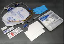 Amsino AS89314S AMSure Indwelling Catheter Tray Foley 14 Fr. 5 cc Balloon Silicone