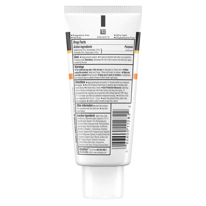 Neutrogena® Clear Face Oil Free Sunscreen, 3 oz.