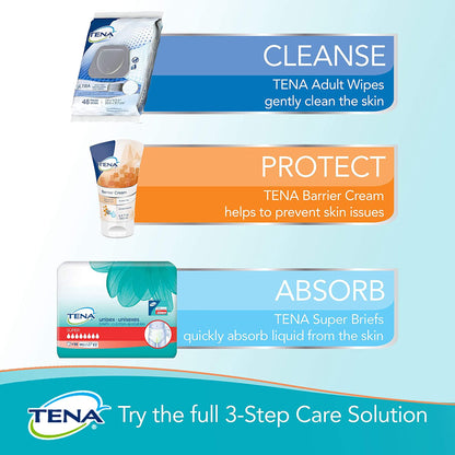 Tena® Classic Disposable Washcloth, Alcohol-Free, Scented, Regular Use