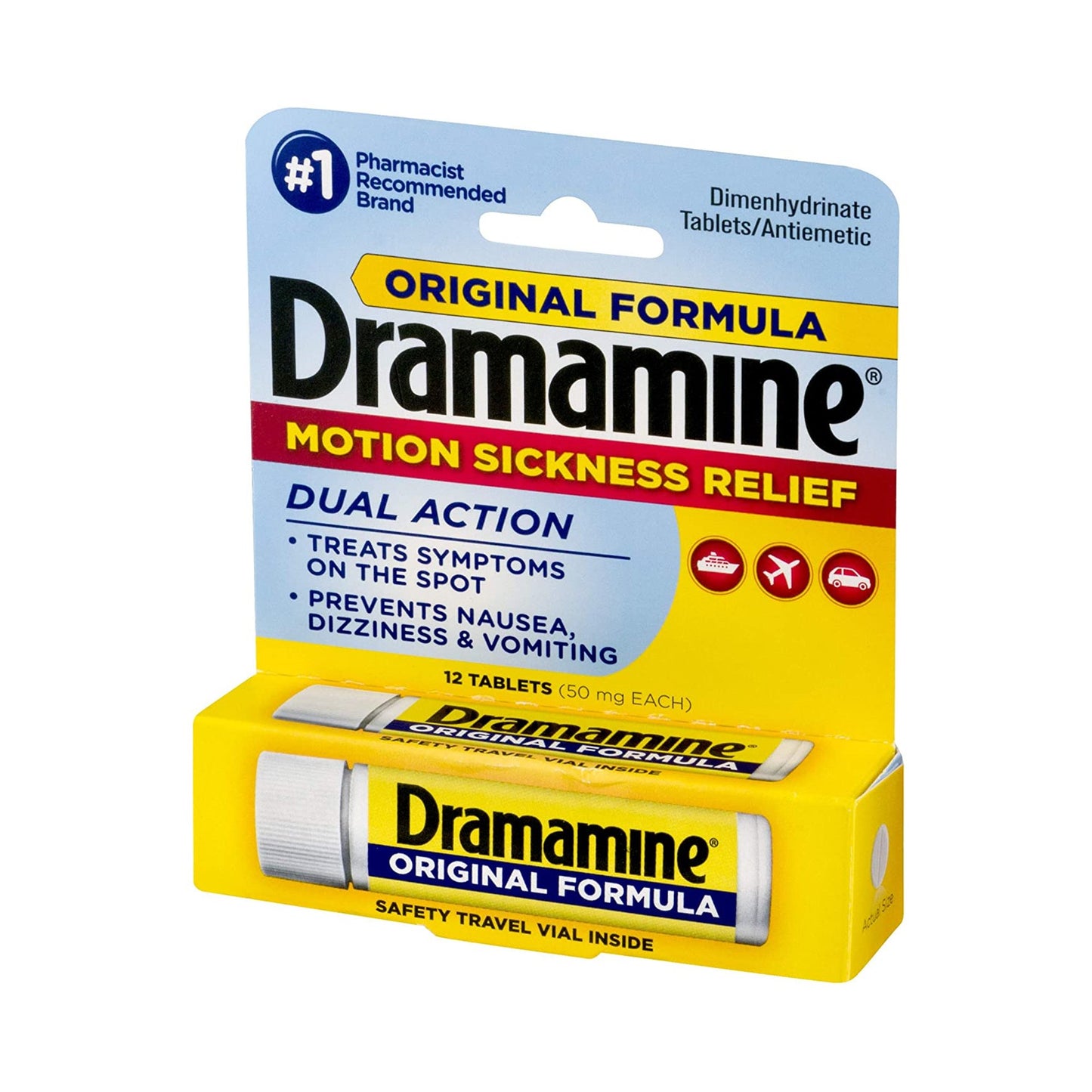 Dramamine® Motion Sickness Antiemetic Dual Action Tablets Original