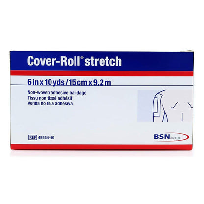 Cover-Roll® Stretch Dressing Retention Tape with Liner, 6 Inch x 10 Yard, White