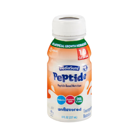 Abbott Nutrition 1143669 PediaSure Peptide 1.0 Cal Peptide-Based Nutrition, 8-ounce bottle