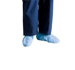 Cardinal 5854 Shoe Cover Health X-Large Shoe High Nonskid Sole Blue NonSterile