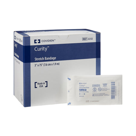 Cardinal 2232 Curity Sterile Conforming Bandage, 3 x 75 Inch, 1-Ply
