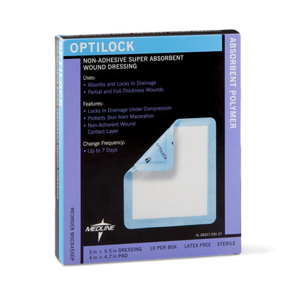Optilock Nonadhesive Dressing, 5 x 5½ Inch