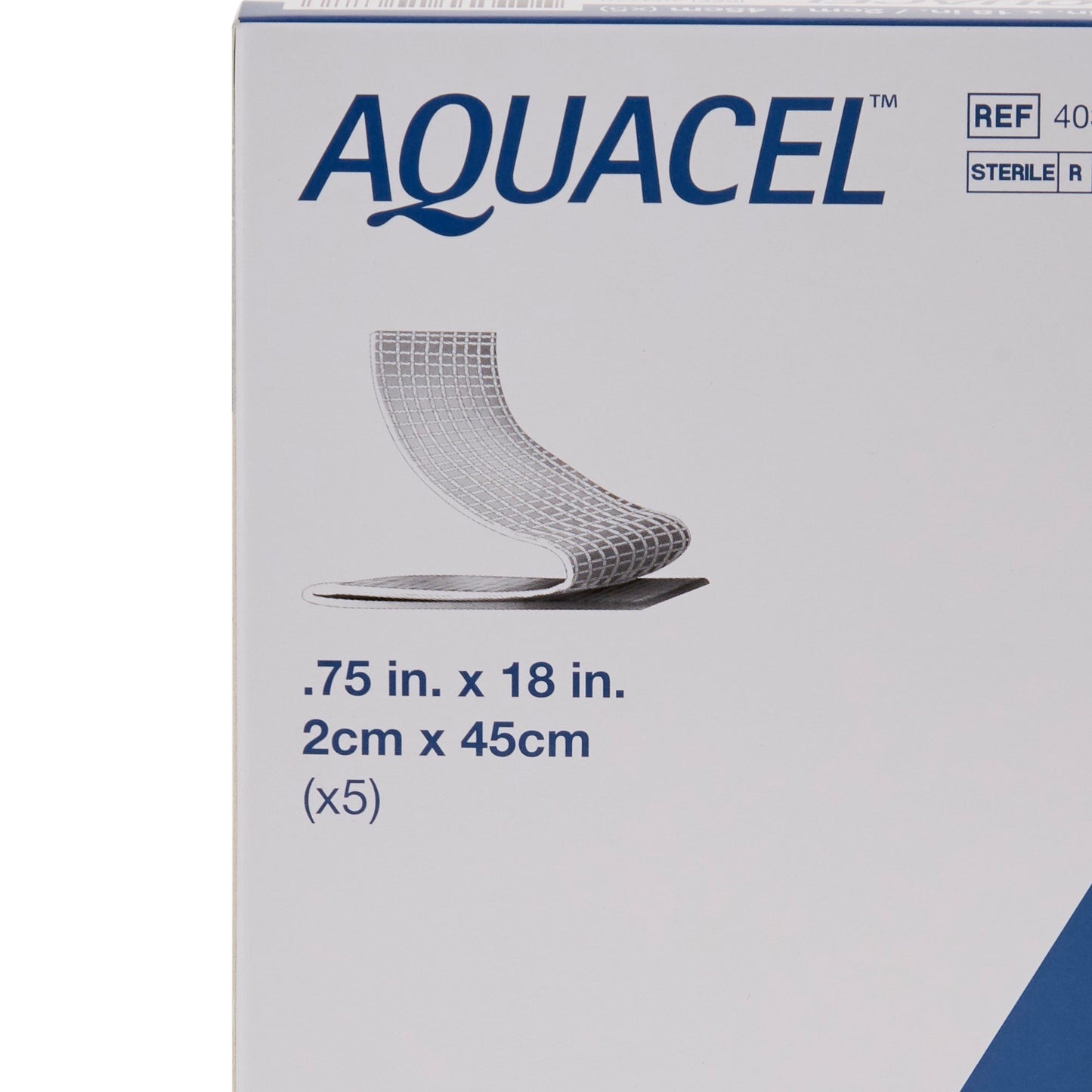 Convatec 403770 Aquacel® Ribbon Hydrofiber Gelling Fiber Wound Dressing, ¾ x 18 Inch