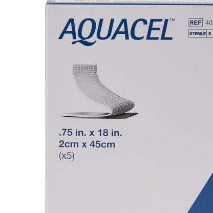 Convatec 403770 Aquacel® Ribbon Hydrofiber Gelling Fiber Wound Dressing, ¾ x 18 Inch