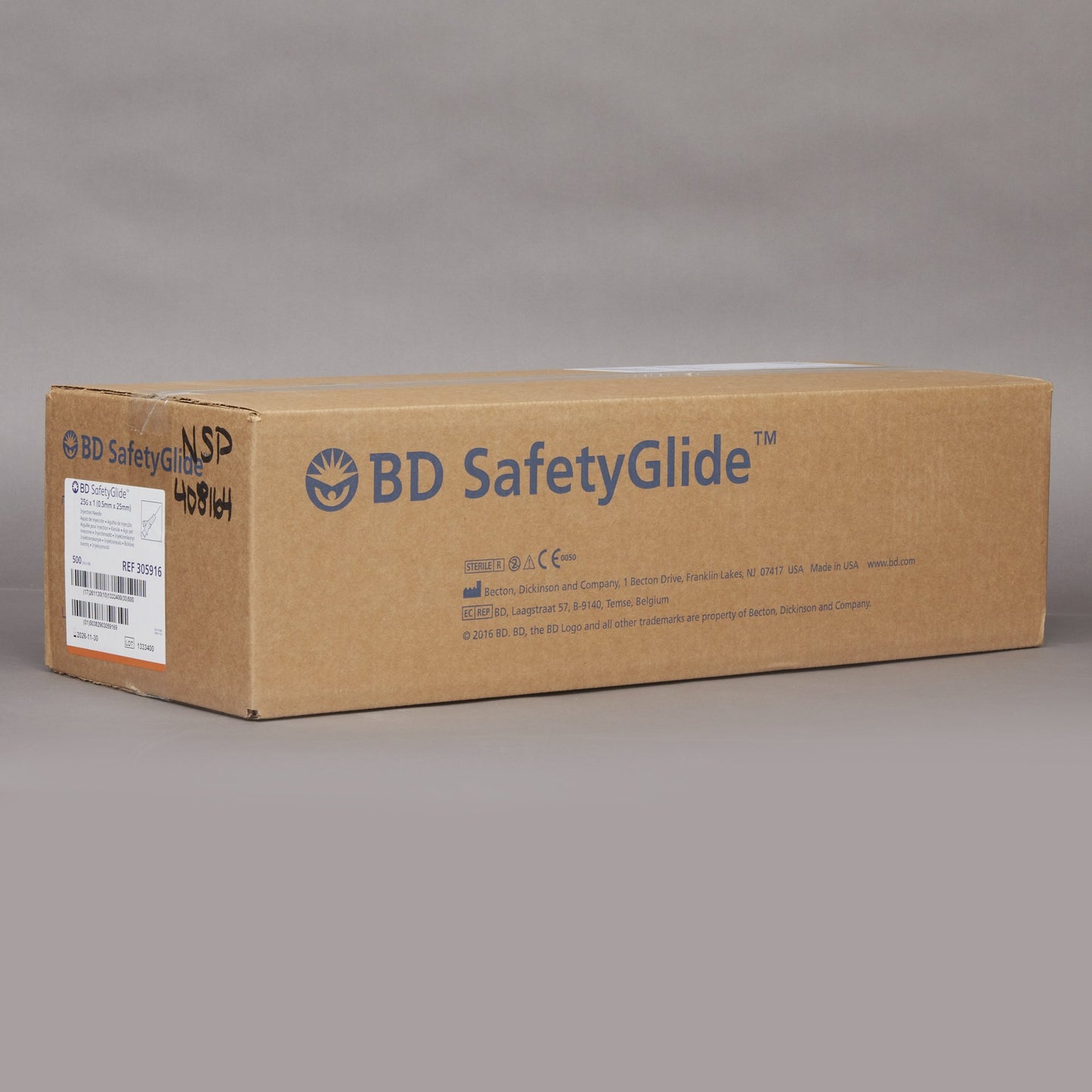 SafetyGlide™ Safety Hypodermic Needle, 25 Gauge, 1 Inch Length