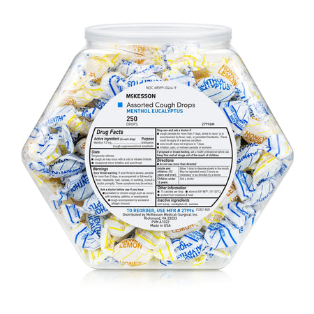 McKesson 27996 MooreBrand Assorted Flavors Cold and Cough Drops