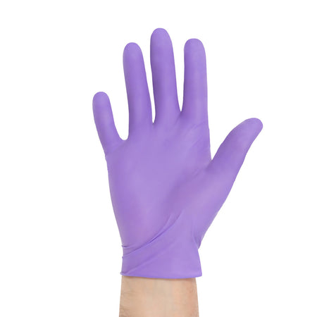 Halyard 55091 Purple Nitrile Exam Glove, Small