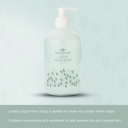 Lobana® Liquid Hand Soap, 16-ounce pump bottle